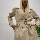 trench corto doppio petto woman